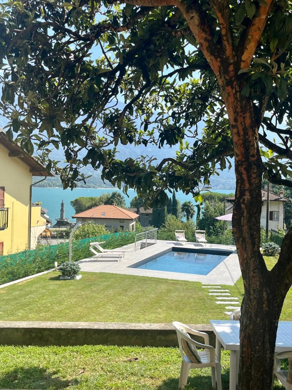 Casa Gialla Gera Lario Bagian luar foto