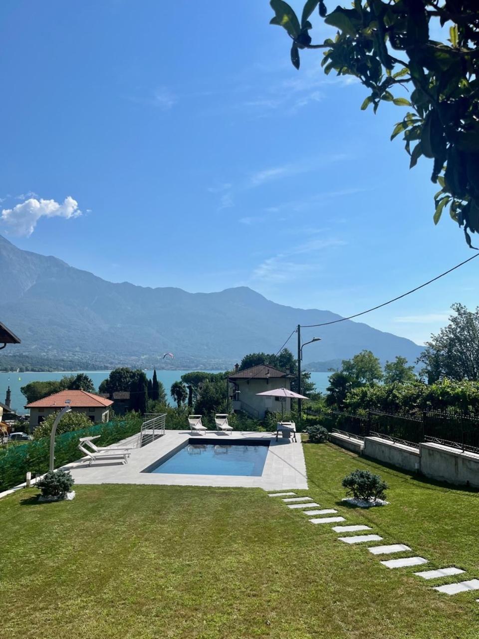 Casa Gialla Gera Lario Bagian luar foto